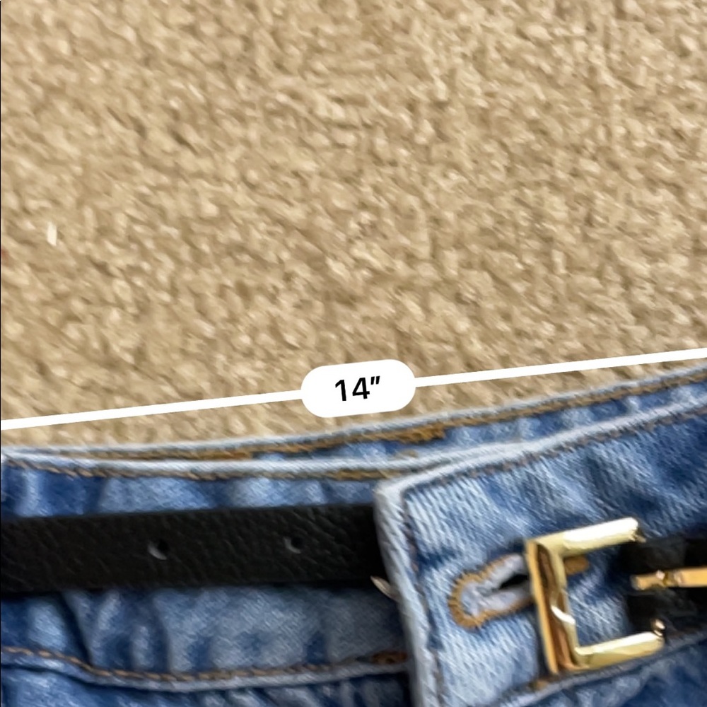 Topshop raw hem denim mini skirt - Picture 3 of 4